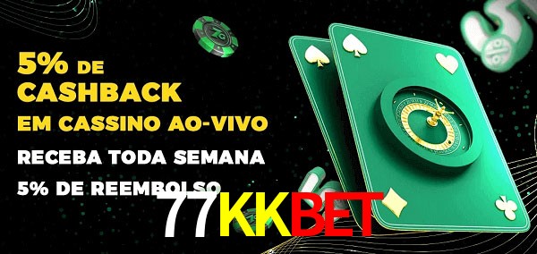 Promoções do cassino ao Vivo 77KKbet